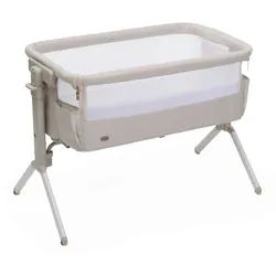 Chicco Beistellbett , Beige , Metall, Textil , 99x69x83 cm , Netzfenster, höhenverstellbar , Baby & Kindermöbel, Babyzimmer, Babybetten