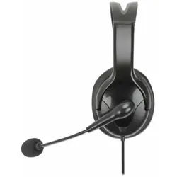 MANHATTAN Mono USB-Headset mit reversiblem Mikrofon