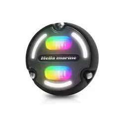 Hella Apelo A2 Serie, Unterwasserleuchte - RGB / schwarzes Aluminiumgehäuse mit anthraziter Front