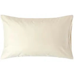 Homescapes Kissenbezug Premium, Ägyptische Baumwolle, Fadendichte 1000 , Creme , Textil , Rechteckig , 48x74 cm , Oeko-Tex® , Heimtextilien, Bettwäsche & Leintücher, Bettwäsche