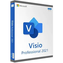 Microsoft Visio 2021 Professional - 64-Bit Retail Multi