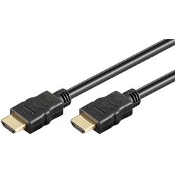 Goobay High Speed HDMI Kabel mit Ethernet, 1,5m, schwarz