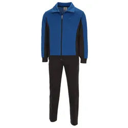 Herbold Sportswear Hausanzug Herren Homewearanzug Trainingsanzug (2 tlg) Sportlich blau 58