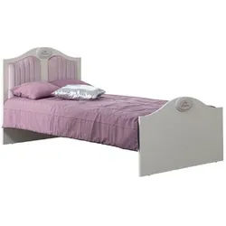 Xlmoebel Jugendbett Luxuriöses Kinderbett aus Holz in Lila für stilvolles Kinderzimmer (1-tlg), Hergestellt in Europa lila