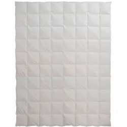 Centa-Star Daunendecke , Weiß , Textil , Füllung: Daunen , 200x200 cm , Made in Germany, Oeko-Tex® Standard 100 , weich und anschmiegsam, reines Naturprodukt, für alle Schlafpositionen geeignet, sehr leicht , Heimtextilien, Kopfpolster & Bettdecken, Bettdecken, Daunendecken