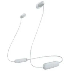 Sony WI-C100W kabellose In-Ear Kopfhörer, Weiß, 25h Akku