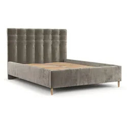POLSTERBETT Soma 180/200 cm Beige im Lotta Stoff