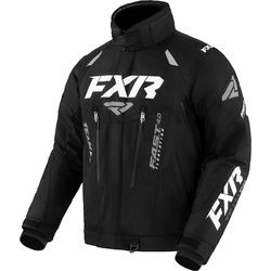 FXR Team FX 2-in-1 2023 Snowmobil Jacke, schwarz-weiss, Größe XL