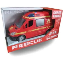 Feuerwehrfahrzeug mit Licht- und Soundeffekten, 1:16