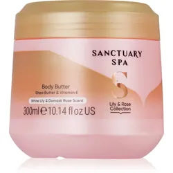 Sanctuary Spa Lily & Rose Collection Tiefreinigende Feuchtigkeit spendende Körperbutter 300 ml