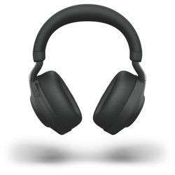 Jabra Evolve2 85 Headset, Stereo, kabellos, schwarz Bluetooth, inkl. Link 380 USB-C, Optimiert Microsoft Teams