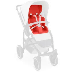 ABC Design Kinderwageneinlage , Orange , Textil , 31x7x42 cm , EN 1888 , pflegeleicht, Gurtschlitze, schadstofffrei, atmungsaktiv , Baby on Tour, Kinderwagen, Kinderwagenzubehör, Sonstiges Kinderwagenzubehör