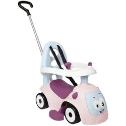 Smoby Rutschfahrzeug , Hellrosa , Kunststoff , 60x38.40x28.60 cm , Hupton, Rückenlehne , Spielzeug, Kinderfahrzeuge, Rutschautos