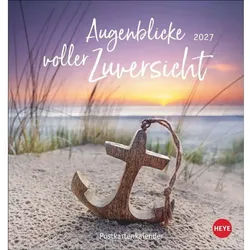 HEYE Monatskalender Augenblicke voller Zuversicht Postkartenkalender 2027