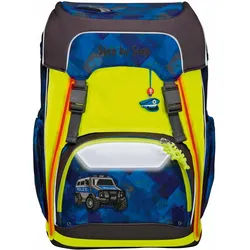 Step by Step Schulzubehör LED Neon Pull-Over, Reflektorüberzug mit LED-Leuchteffekt für GIANT Schulranzen Gelb