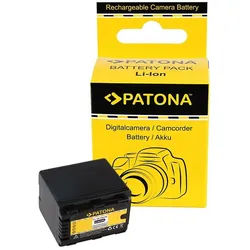 Patona Akku für Panasonic VW-VBK360 Kamera-Akku Ersatzakku 3582 mAh (3,6 V, 1 St), VBK360 VBK 360 HDC- HS60 HS80 HC-V700 +RESTLAUFANZEIGE