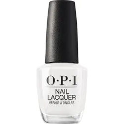 OPI Nagellack Nail Lacquer, schnelltrocknend, glänzend, glattes Finish, wischfest, hohe Deckkraft weiß