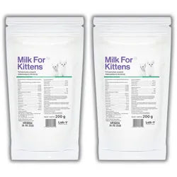 Lab-v Katzenmilch – Alleinfuttermittel als Muttermilchersatz 2x200 g