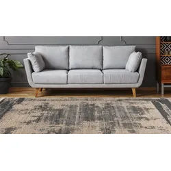 Teppich KAYOOM "Adela 225", grau, B:120cm H:13mm L:170cm, Polypropylen, Teppiche, Teppich, ca. 575.000 Points/qm, Vintage Look, hochwertig