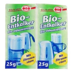 ORO®-fix Bio-Entkalker Granulat, Bio-Entkalker für alle Haushaltsgeräte, 1 Packung = 2 x 25 g