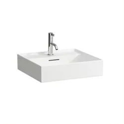 LAUFEN Waschtisch Kartell · LAUFEN 500x460, Standardablauf, weiß LCC, 8.1033.2.400.104.1 H8103324001041