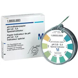SERVOPRAX Spezial Indikatorpapier MERCK Teststreifen, ph-Wert 4,0 - 7,0 100 Streifen