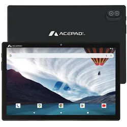 Acepad A151 Full-HD+ Tablet, LTE+WLAN, Performance T616 Prozessor Tablet (10.1", 128 GB, Android, 4G (LTE), 6+12GB Ram, Octa-Core T616, 10", WLAN, FHD+ 1920x1200, Android 16) schwarz