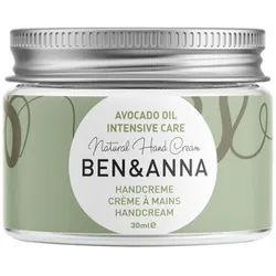 Ben & Anna Handcreme Handcreme im Glas - Avocado Oil Intensive Care 30ml