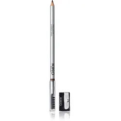 KIKO Milano Precision Eyebrow Pencil Präzisionsaugenbrauenstift mit einem Anspitzer Farbton 09 Warm Deep Brunettes 0.55 g