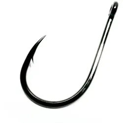 Gamakatsu Wurmhaken, Gamakatsu Haken Serie LS 3313 Black Größe 2/0 Angelhaken