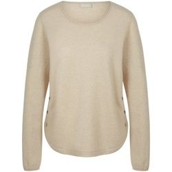 Pull à col rond include beige