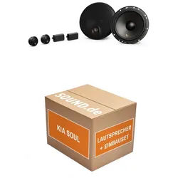 JUST SOUND best choice for caraudio Lautsprecher Boxen Set Infinity Alpha 603C KIA Soul 2. Generation Auto-Lautsprecher (90 W) schwarz