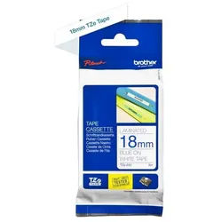 Brother Beschriftungsband TZe-243 Schriftband P-touch blau