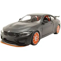 Maisto® Modellauto BMW M4 GTS matt schwarz, Maßstab 1:24 schwarz