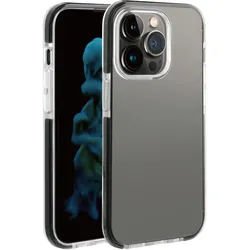 Rock Solid Cover für Apple iPhone 14 Pro Max (Schwarz, Transparent)