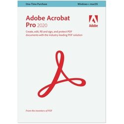 Adobe Acrobat Pro 2020 Win/ Mac