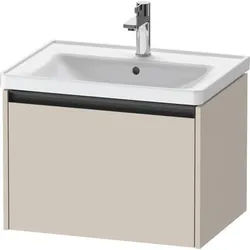 Duravit Ketho.2 Waschtischunterbau wandhängend Taupe Matt 634x455x440 mm - K25082091910000 K25082091910000