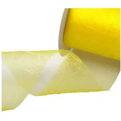 Deko AS Dekoband Dekoband Crashorganza - gelb - 80 mm breit - Rolle 20 Meter - 68080 1