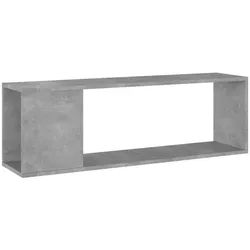 vidaXL TV-Schrank 100 x 24 x 32 cm TV-Schrank Betongrau 100x24x32 cm Spanplatte Lowboard grau