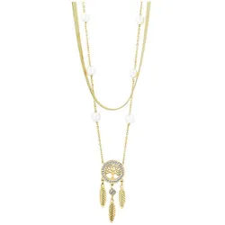AKZENT Kette mit Anhänger Freia, langlebig goldfarben