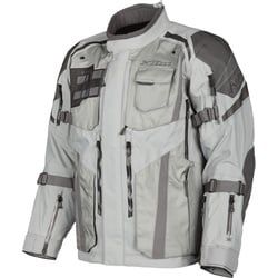 Klim Badlands Pro 2023 Motorrad Textiljacke, grau, Größe XL für Männer