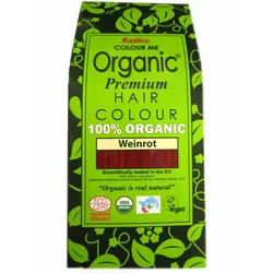 Radico Colour Me Organic Pflanzenhaarfarbe Weinrot 100 g