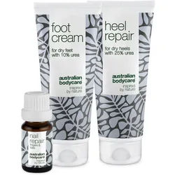 Australian Bodycare Set für trockene Füße und gelbe Nägel 210 ml Unisex