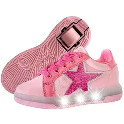 BREEZY ROLLERS Rollschuhe BREEZY ROLLERS BEPPI 2195680 LED Schuh mit Rollen rosa/pink 39
