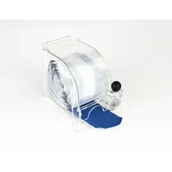 Detectaplast Pflasterspender Rollenpflaster 6 cm x 5 m mit Messer, Einfacher, schneller Kunststoffspender aus Acryl mit durchdachtem Design, mit Rolle Detectaplast Universal Pflaster