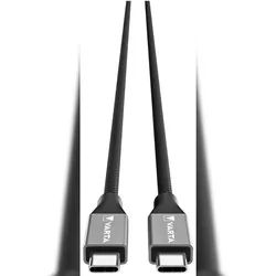 Varta 57936 101 111 Speed Charge & Sync Kabel USB Type C auf USB Type C , 2 m, schwarz
