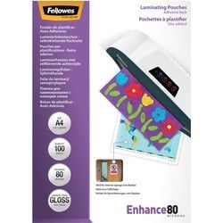 Fellowes Laminierfolie Enhance 80 5302202 DIN A4 tr 100 St./Pack.