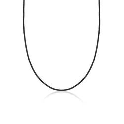 Nenalina Kette ohne Anhänger Seidenband Kette Basic Kombinierbar 925 Silber goldfarben 70 cm