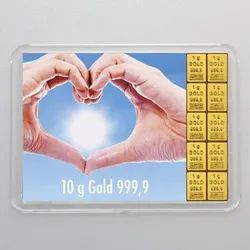 Goldbarren 10g Goldene Zukunft (Flip)