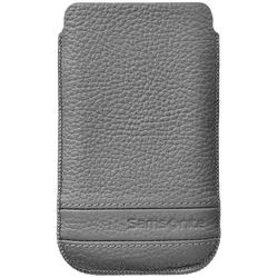 Mobile Bag Classic Leather Large Grey